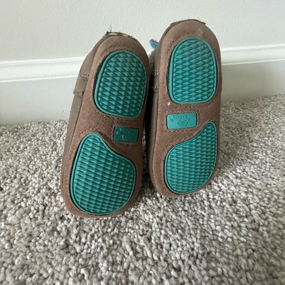 DBL Barrel Infant Open Range Baby Bucker Western Cowboy Boots Brown size infant - Picture 4 of 4